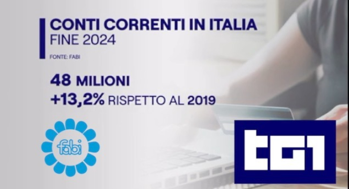 CONTI CORRENTI, I DATI DELLA FABI AL TG1 ORE 13