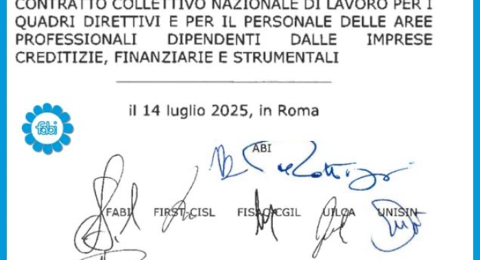 CCNL ABI, ECCO IL TESTO COORDINATO