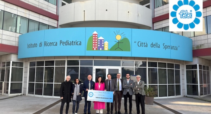 FABI VICENZA, DONAZIONE ALLA FONDAZIONE CITTÀ DELLA SPERANZA