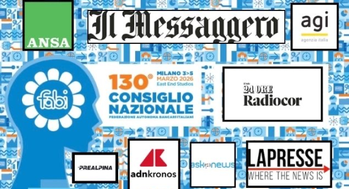 STAMPA E AGENZIE, SPAZIO AL 130° CONSIGLIO NAZIONALE FABI