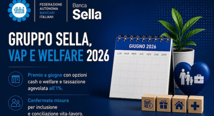 GRUPPO SELLA, DEFINITI VAP E WELFARE 2026