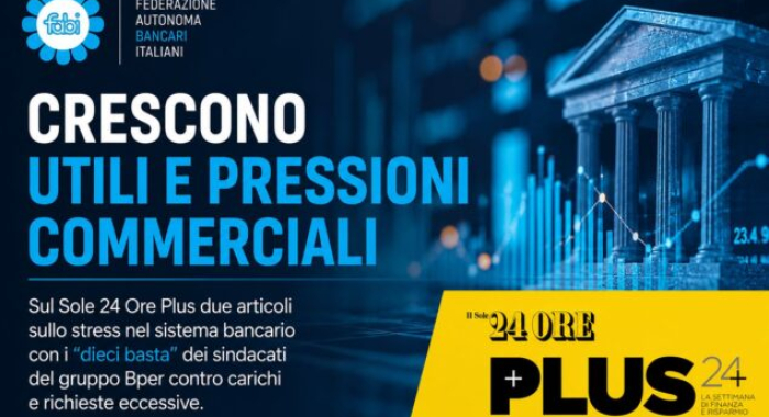 CRESCONO UTILI E PRESSIONI COMMERCIALI