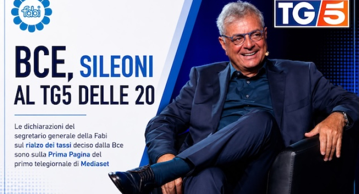 BCE, SILEONI AL TG5 DELLE 20
