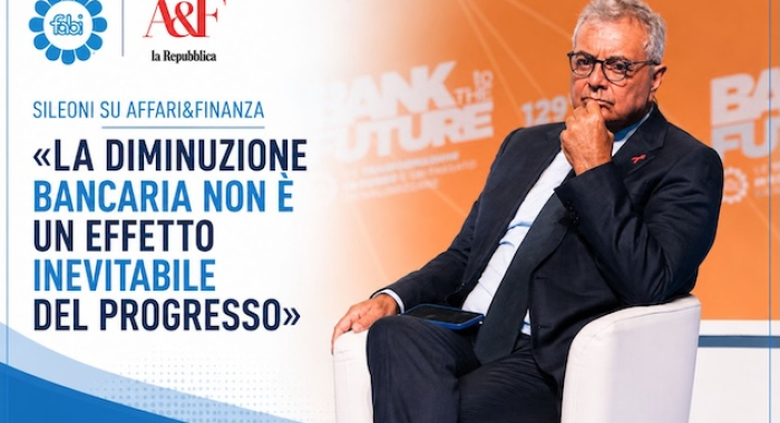 SILEONI SU AFFARI&FINANZA «LA DIMINUZIONE BANCARIA NON È UN EFFETTO INEVITABILE DEL PROGRESSO»