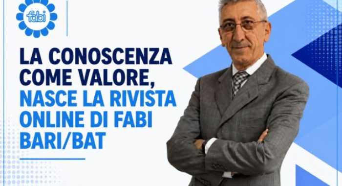 LA CONOSCENZA COME VALORE, NASCE LA RIVISTA ONLINE DI FABI BARI/BAT