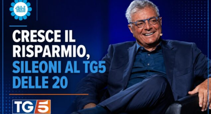 CRESCE IL RISPARMIO, SILEONI AL TG 5 DELLE 20