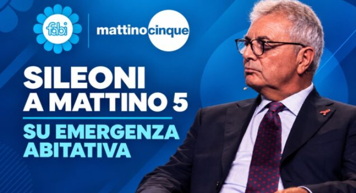 SILEONI A MATTINO 5 SU EMERGENZA ABITATIVA
