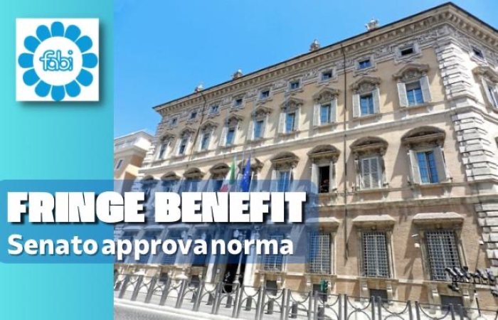 SENATO APPROVA UNA NUOVA NORMA SUI FRINGE BENEFIT, RISOLTO IL PROBLEMA FISCALE PER I MUTUI DEI DIPENDENTI BANCARI