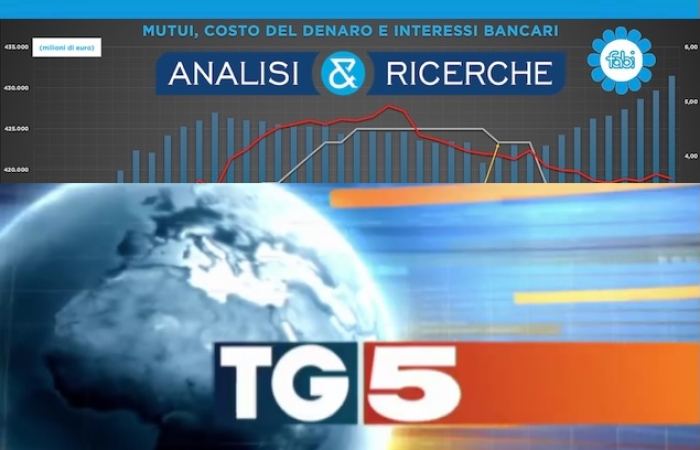 TASSI BCE, LO STUDIO FABI AL TG5 ORE 20.00