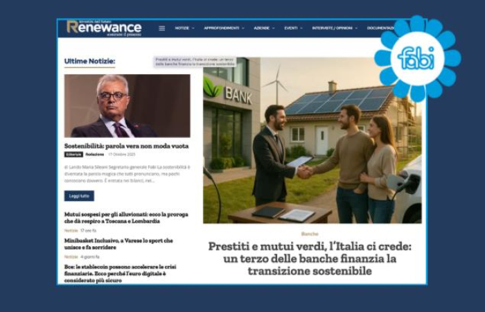 RENEWANCE, IL MAGAZINE DIGITALE SULLA FINANZA SOSTENIBILE