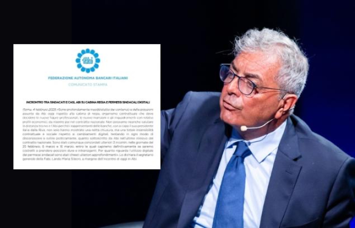 CABINA DI REGIA, SILEONI: «PROFONDAMENTE INSODDISFATTO DELLE POSIZIONE DI ABI»