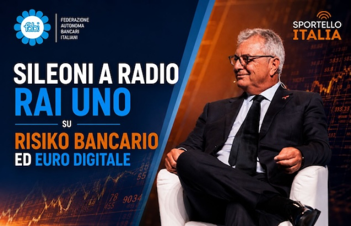 SILEONI A RADIO RAI UNO SU RISIKO BANCARIO ED EURO DIGITALE