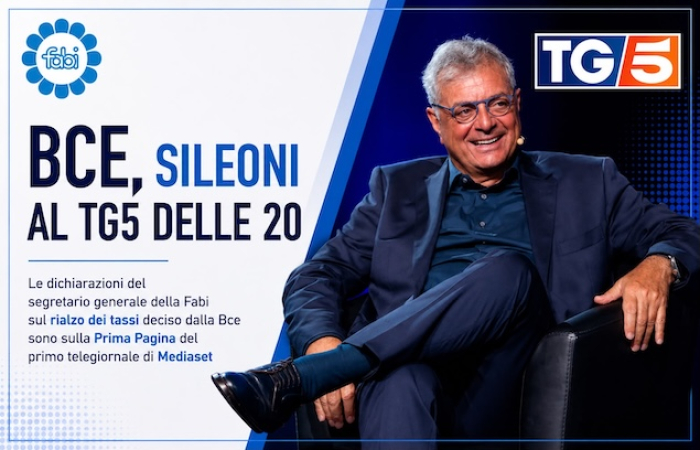 BCE, SILEONI AL TG5 DELLE 20