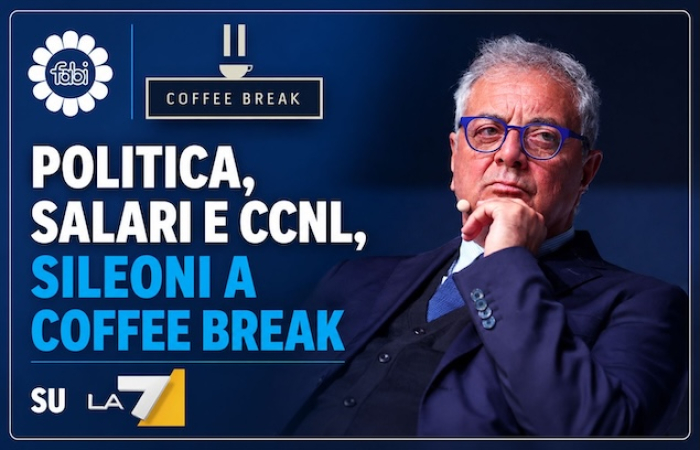 POLITICA, SALARI E CCNL, SILEONI A COFFEE BREAK SU LA7