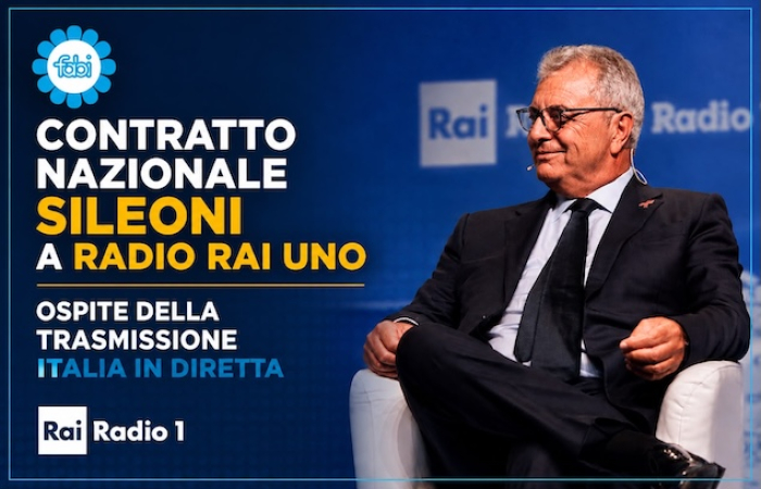 CONTRATTO NAZIONALE, SILEONI A RADIO RAI UNO