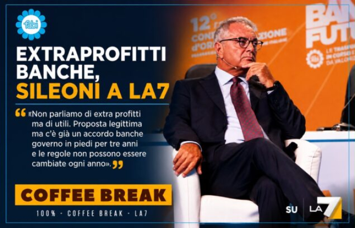 EXTRAPROFITTI BANCHE, SILEONI A LA7