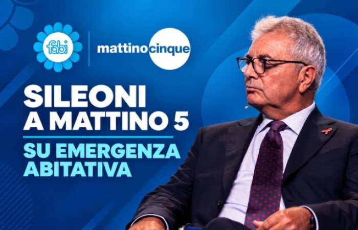 SILEONI A MATTINO 5 SU EMERGENZA ABITATIVA