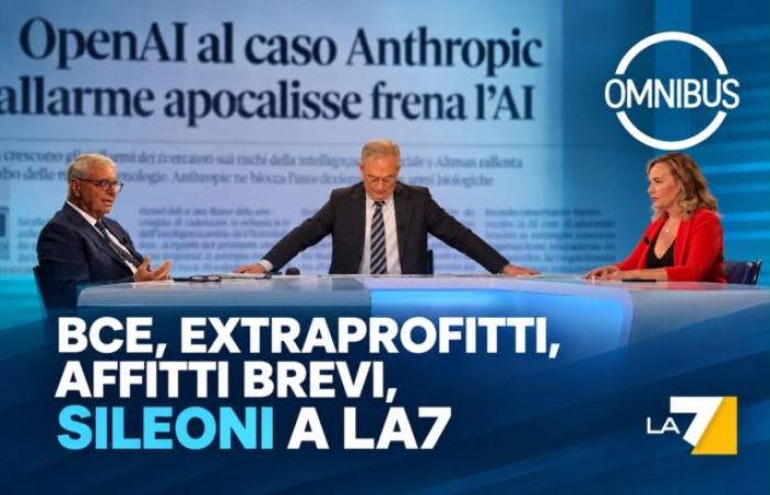 BCE, EXTRAPROFITTI, AFFITTI BREVI, SILEONI A LA7