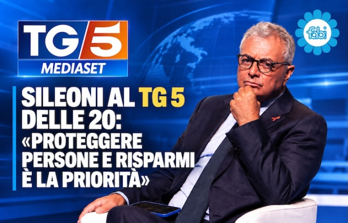 SILEONI AL TG 5 DELLE 20: «PROTEGGERE PERSONE E RISPARMI È LA PRIORITÀ»
