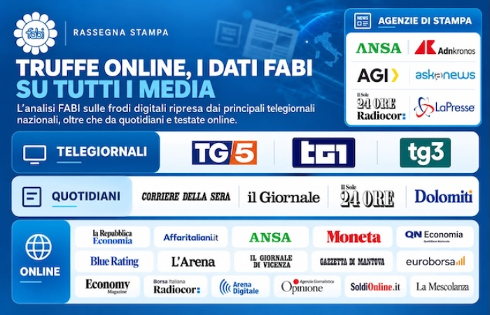 TRUFFE ONLINE, I DATI FABI SU TUTTI I MEDIA