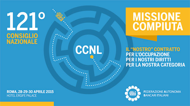 121 CONSIGLIO FABI A ROMA DAL 28 AL 30 APRILE