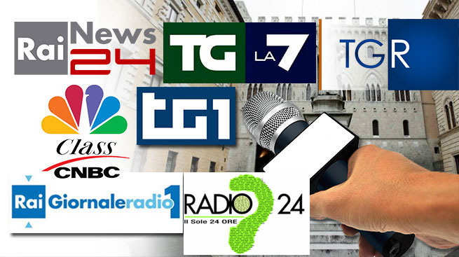 PIANO INDUSTRIALE MPS: I SERVIZI DI RADIO E TV