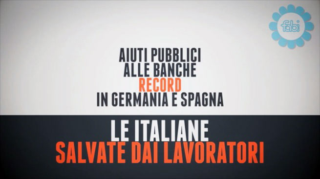 LE BANCHE ITALIANE SALVATE DAI LAVORATORI