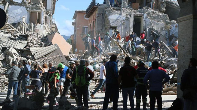 TERREMOTO IN ITALIA CENTRALE: UN AIUTO SUBITO