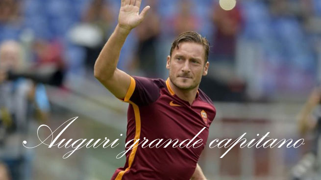 40 ANNI, AUGURI GRANDE CAPITANO