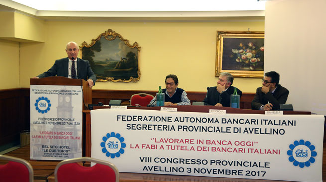 VIII CONGRESSO FABI AVELLINO: ?LAVORARE OGGI IN BANCA?