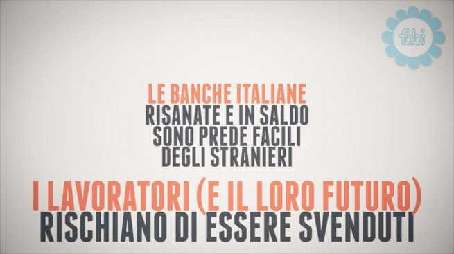 IL VIDEO FABI SUGLI SPECULATORI STRANIERI IN ITALIA