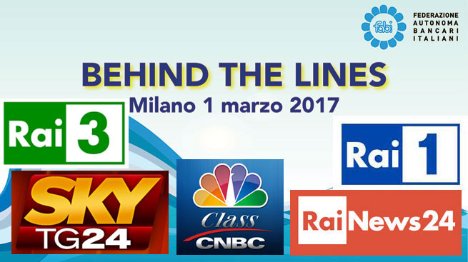 BEHIND THE LINES I SERVIZI DI RADIO E TV