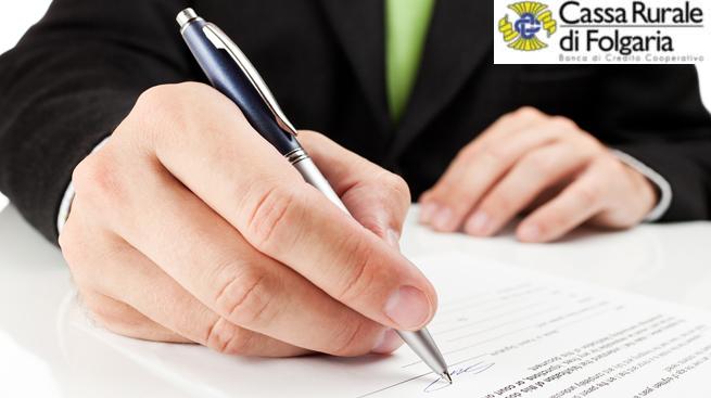 CASSA RURALE DI FOLGARIA, FIRMATO L?ACCORDO PER IL RILANCIO DELL?AZIENDA