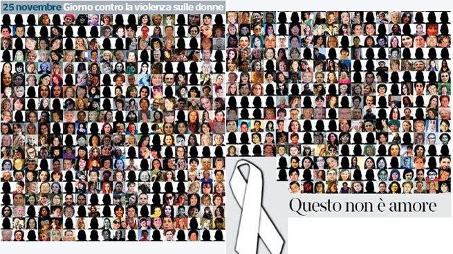 GIORNATA MONDIALE CONTRO LA VIOLENZA SULLE DONNE