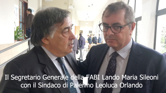 L?INCONTRO, LANDO SILEONI E LEOLUCA ORLANDO