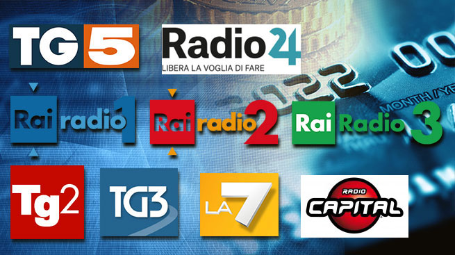 L’ACCORDO UNICREDIT SU RADIO E TV