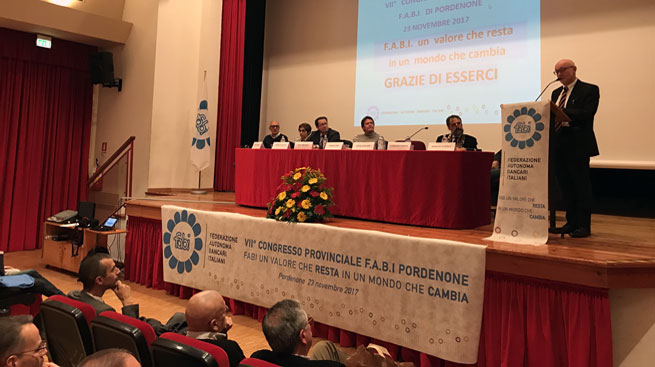 SOLIDARIETA? E COESIONE: I VALORI DELLA FABI DI PORDENONE