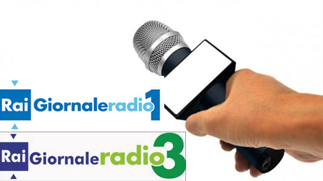 SILEONI AI MICROFONI DEL GIORNALE RADIO DI RAI 1 E RAI 3