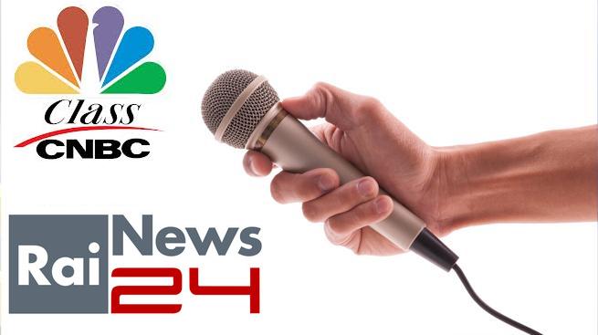 RAI NEWS 24 E CLASS CNBC INTERVISTANO DE FILIPPIS