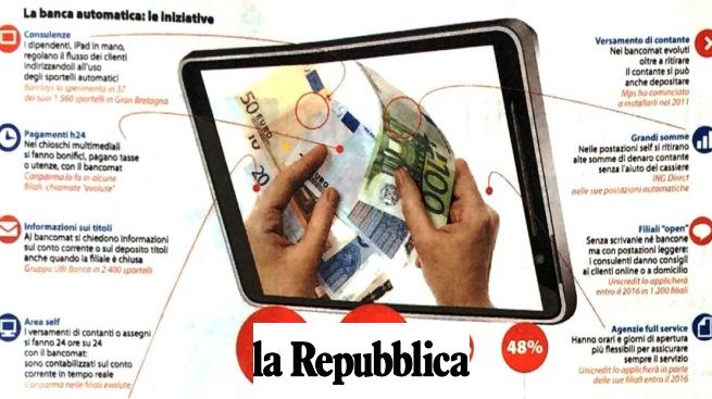 LA FABI RISPONDE A UNICREDIT CHE VUOLE ELIMINARE I CASSIERI
