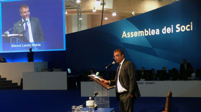 ASSEMBLEA UBI, L?INTERVENTO INTEGRALE DI SILEONI E IL SERVIZIO
