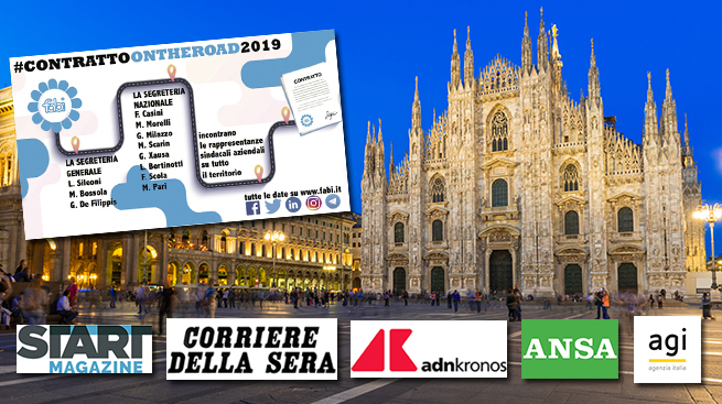 AL VIA CONTRATTO ON THE ROAD MERCOLEDI’ PRIMA TAPPA A MILANO IL TOUR E’ GIA’ SULLA STAMPA