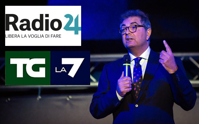 LO STUDIO DELLA FABI SU LA7 E RADIO24
