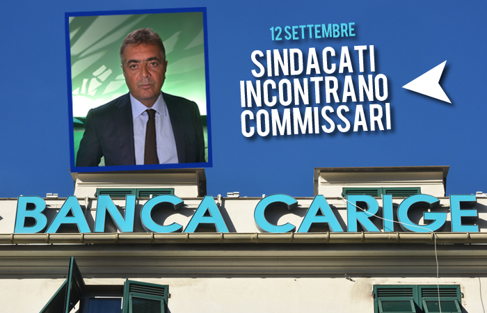 CARIGE: INCONTRO DEI SINDACATI CON I COMMISSARI