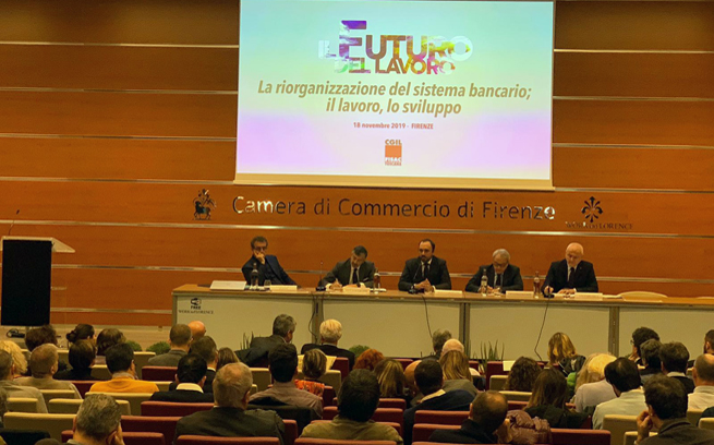 «IL FUTURO DEL LAVORO», SILEONI APPLAUDITO ALL’EVENTO FISAC TOSCANA