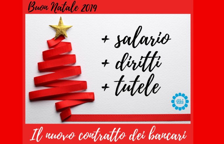 NATALE COL CONTRATTO: PIÙ SALARIO, PIÙ DIRITTI E PIÙ TUTELE