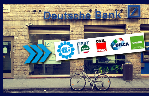 FABI CONTRARIA A NUOVI ESUBERI IN DEUTSCHE BANK ITALIA