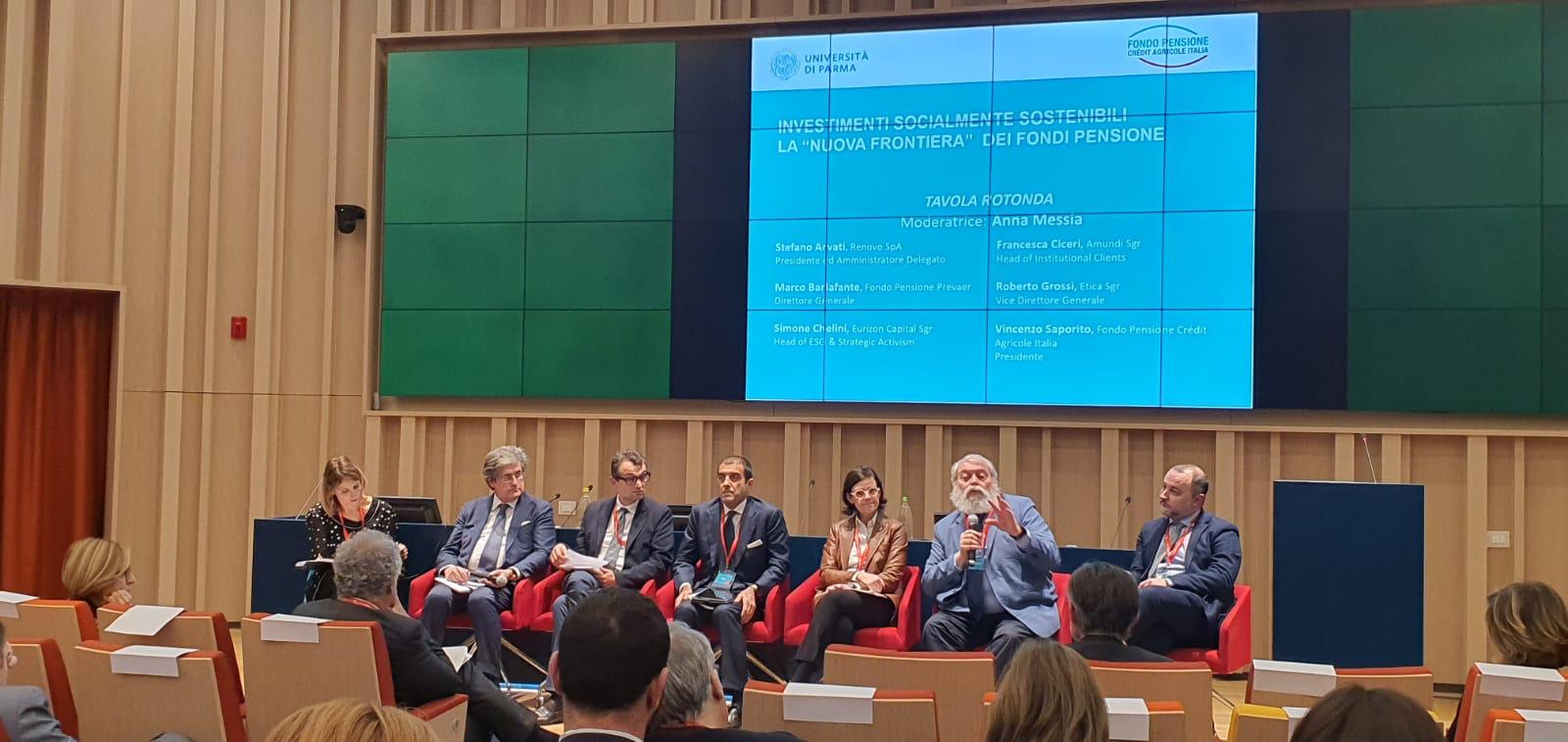 FONDI PENSIONE: «GLI INVESTIMENTI SOCIALMENTE SOSTENIBILI LA SFIDA DI OGGI»