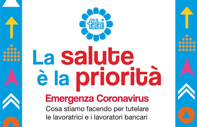 LA SALUTE È LA PRIORITÀ: ECCO COSA STIAMO FACENDO PER I BANCARI