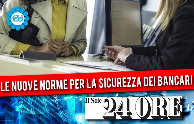 CORONAVIRUS, LE NUOVE NORME PER LA SICUREZZA DEI BANCARI